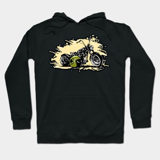 Chopper and Helmet Hoodie